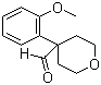 Tetrahydro-4-(2-methoxyphenyl)-2H-pyran-4-carboxaldehyde molecular structure (CAS 902836-57-1)