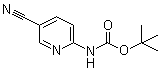 2-(叔丁氧羰基氨基)-5-氰基吡啶分子结构 (CAS 902837-44-9)