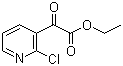 2-氯-3-吡啶基乙醛酸乙酯分子结构 (CAS 902837-56-3)