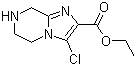 Ethyl 3-chloro-5,6,7,8-tetrahydroimidazo[1,2-a]pyrazine-2-carboxylate molecular structure (CAS 903130-23-4)