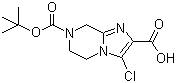 7-(tert-Butoxycarbonyl)-3-chloro-5,6,7,8-tetrahydroimidazo[1,2-a]pyrazine-2-carboxylic acid molecular structure (CAS 903130-30-3)
