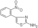 结构式 CAS# 90323-06-1, 4-(2-硝基苯基)-2-噻唑胺