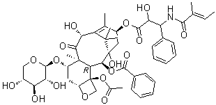 7-木糖基-10-去乙酰基三尖杉宁碱分子结构 (CAS 90332-64-2)