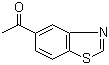 1-(5-苯并噻唑基)乙酮分子结构 (CAS 90347-90-3)