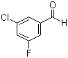 3-Chloro-5-fluorobenzaldehyde  molecular structure (CAS 90390-49-1)