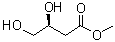 结构式 CAS# 90414-36-1, (S)-3,4-二羟基丁酸甲酯