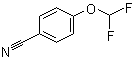 结构式 CAS# 90446-25-6, 4-(二氟甲氧基)苯腈
