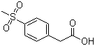 4-Methylsulphonylphenylacetic acid molecular structure (CAS 90536-66-6)