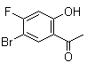 structure of CAS# 905454-90-2, 1-(5-Bromo-4-fluoro-2-hydroxyphenyl)ethanone