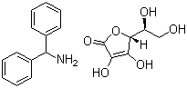 L-Ascorbic acid diphenylmethanamine molecular structure (CAS 905827-27-2)