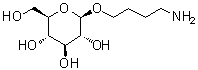 4-Aminobutyl beta-D-glucopyranoside molecular structure (CAS 905828-72-0)