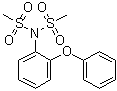 结构式 CAS# 905858-63-1, N-(甲基磺酰基)-N-(2-苯氧基苯基)甲烷磺酰胺