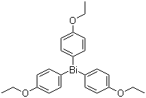 Tris(4-ethoxyphenyl)bismuthine molecular structure (CAS 90591-48-3)