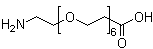 1-Amino-3,6,9,12,15,18-hexaoxaheneicosan-21-oic acid molecular structure (CAS 905954-28-1)