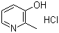 3-羟基-2-甲基吡啶盐酸盐分子结构 (CAS 90724-46-2)
