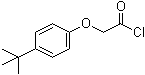 结构式 CAS# 90734-55-7, 2-[4-(叔丁基)苯氧基]乙酰氯