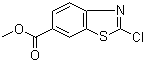 结构式 CAS# 90792-69-1, 2-氯-6-苯并噻唑羧酸甲酯