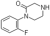 1-(2-氟苯基)-2-哌嗪酮分子结构 (CAS 907972-55-8)