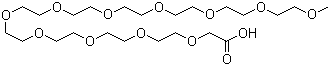 3,6,9,12,15,18,21,24,27,30,33-Undecaoxatetratriacontanoic acid molecular structure (CAS 908258-58-2)
