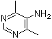 4,6-二甲基-5-嘧啶胺分子结构 (CAS 90856-77-2)