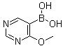 (4-Methoxypyrimidin-5-yl)boronic acid molecular structure (CAS 909187-37-7)