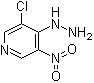 structure of CAS# 90927-90-5, 3-Chloro-4-hydrazinyl-5-nitropyridine