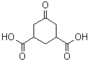 5-Oxo-1,3-cyclohexanedicarboxylic acid molecular structure (CAS 90954-19-1)