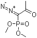 Dimethyl (1-diazo-2-oxopropyl)phosphonate molecular structure (CAS 90965-06-3)