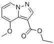 结构式 CAS# 909717-95-9, 4-甲氧基吡唑并[1,5-a]吡啶-3-甲酸乙酯