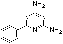 2,4-二氨基-6-苯基-1,3,5-三嗪分子结构 (CAS 91-76-9)