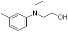 structure of CAS# 91-88-3, 2-(N-Ethyl-m-toluidino)ethanol;N-Ethyl-N-(2-hydroxyethyl)-m-toluidine