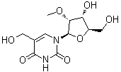 结构式 CAS# 910050-95-2, 5-(羟基甲基)-2'-O-甲基尿苷