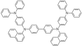 structure of CAS# 910058-11-6, N,N'-Bis[4-(diphenylamino)phenyl]-N,N'-di-1-naphthalenyl-[1,1'-biphenyl]-4,4'-diamine;HI 406; HI 406 (amine)