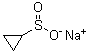 Sodium cyclopropanesulfinate molecular structure (CAS 910209-21-1)