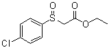 2-[(4-Chlorophenyl)sulfinyl]acetic acid ethyl ester molecular structure (CAS 91077-12-2)