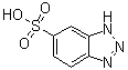 1H-Benzotriazole-6-sulfonic acid molecular structure (CAS 91159-88-5)