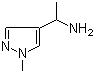 1-(1-Methyl-1H-pyrazol-4-yl)ethanamine molecular structure (CAS 911788-33-5)