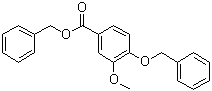 结构式 CAS# 91203-74-6, 4-(苄氧基)-3-甲氧基苯甲酸苄酯