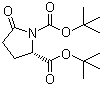 (S)-N-Boc-2-pyrrolidone-5-carboxylic acid tert-butyl ester molecular structure (CAS 91229-91-3)