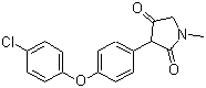 3-[4-(4-Chlorophenoxy)phenyl]-1-methyl-2,4-pyrrolidinedione molecular structure (CAS 912356-07-1)