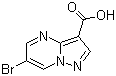 结构式 CAS# 912773-22-9, 6-溴吡唑并[1,5-a]嘧啶-3-羧酸