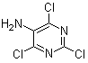 5-氨基-2,4,6-三氯嘧啶分子结构 (CAS 91322-00-8)