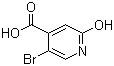5-Bromo-2-hydroxyisonicotinic acid molecular structure (CAS 913836-16-5)