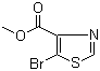 结构式 CAS# 913836-22-3, 5-溴噻唑-4-羧酸甲酯