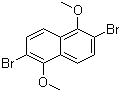 2,6-Dibromo-1,5-dimethoxynaphthalene molecular structure (CAS 91394-96-6)