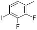 4-碘-2,3-二氟甲苯分子结构 (CAS 914100-41-7)