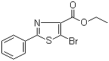 结构式 CAS# 914347-21-0, 5-溴-2-苯基噻唑-4-甲酸乙酯