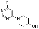 结构式 CAS# 914347-85-6, 1-(6-氯-4-嘧啶基)-4-哌啶醇