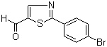 2-(4-Bromophenyl)thiazole-5-carbaldehyde molecular structure (CAS 914348-78-0)
