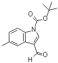 3-Formyl-5-methyl-1H-indole-1-carboxylic acid 1,1-dimethylethyl ester molecular structure (CAS 914348-94-0)